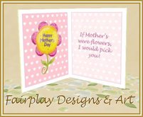 ~FDA~ If Mother's were Flowers Mother's Day Card~