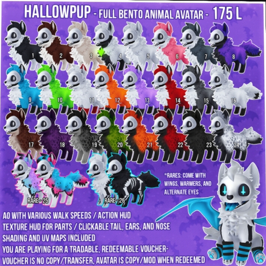 [M.O.R] hallowpup : VOUCHER [WEAR ME] 3. HUSKY CREAM