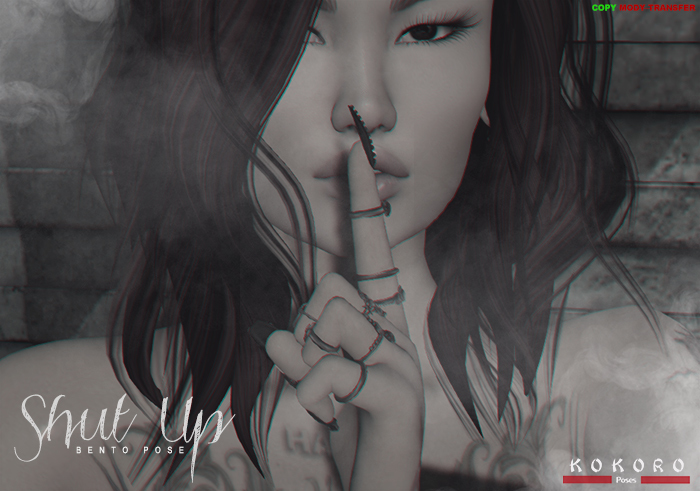 Kokoro Poses - Shut Up (Bento Pose)