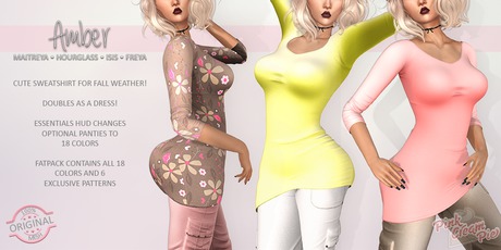 Second Life Marketplace - !PCP :: Amber [Grey]