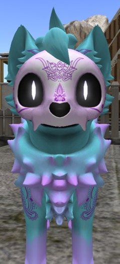 [Clearance!] Blue Candy Henna Hallowpup