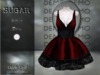 Sugar dark doll roach lace red demo ad
