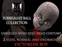 .:S.C:. Surrealist Ball Collection - Costume Doll Head - Boy