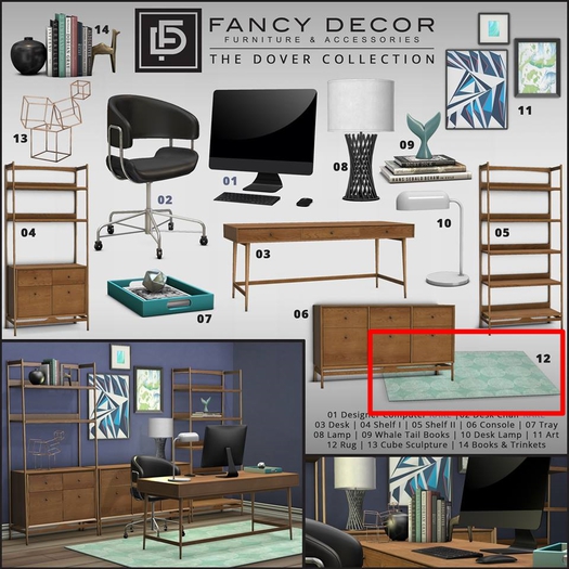10 Fancy Decor: Dover Desk Lamp