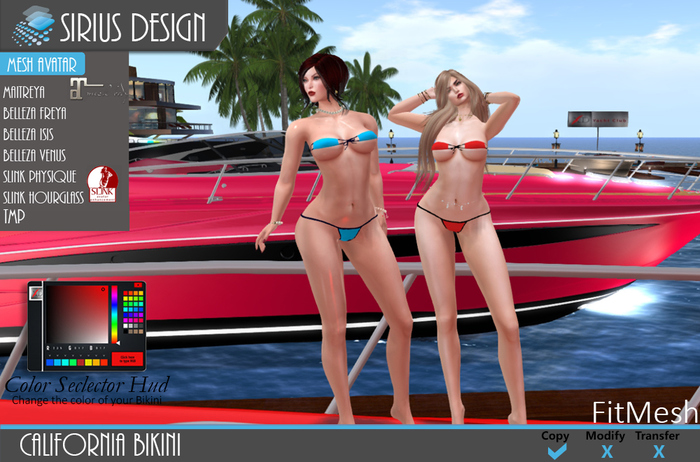 Sirius Design California Bikini Boxed