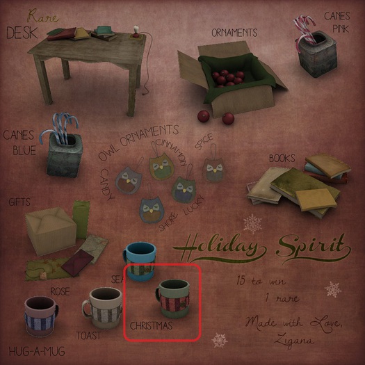 Zigana . holiday spirit . hug a mug. christmas