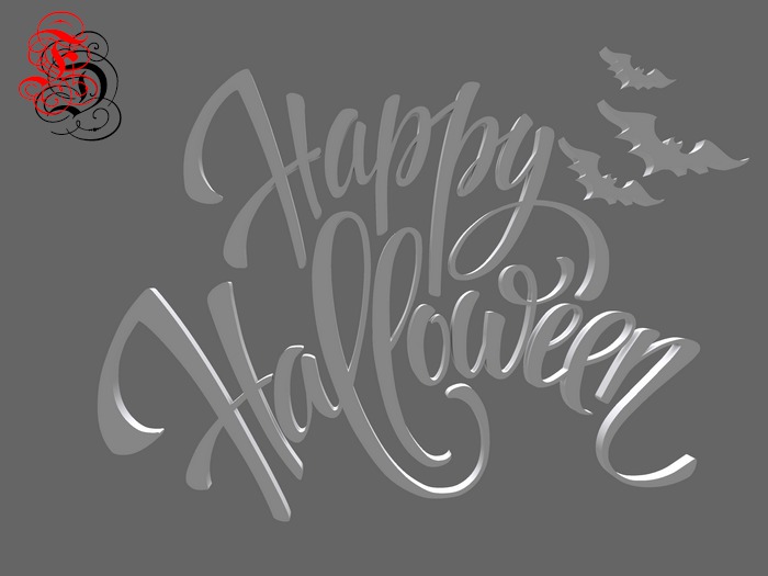 Frosensum ~ Happy Halloween Bats FULLPERM