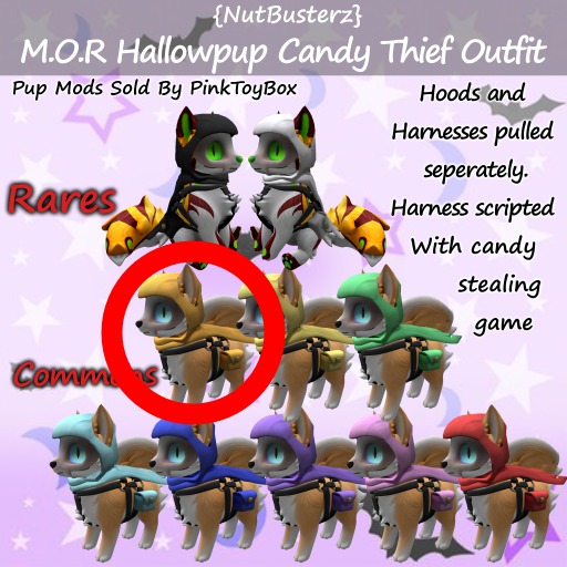 {NB} Hallowpup Lemon Candy Thief Hood (Boxed)
