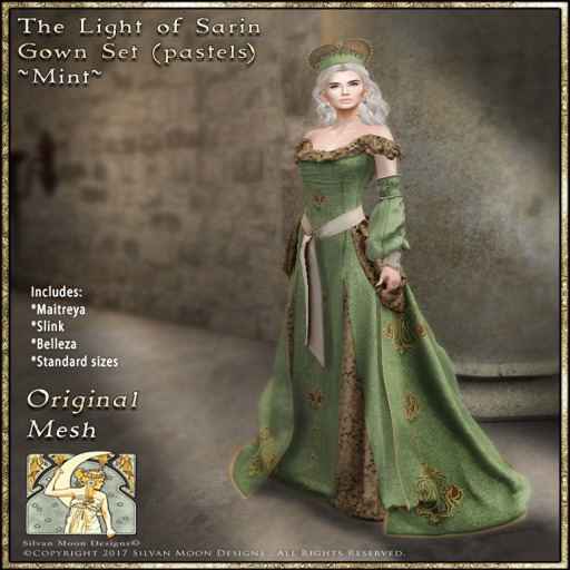!!SMD!! The Light of Sarin Gown Set-Mint