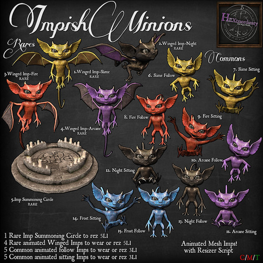 7. *HEXtraordinary* Sitting Imp Minion - Slime