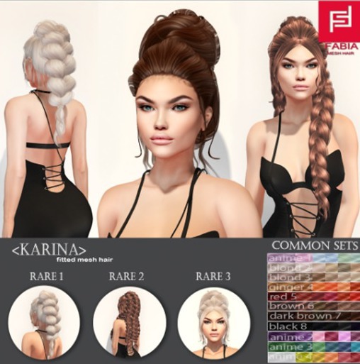 -FABIA- Mesh Hair   Group Gift <Paula/Paulina>