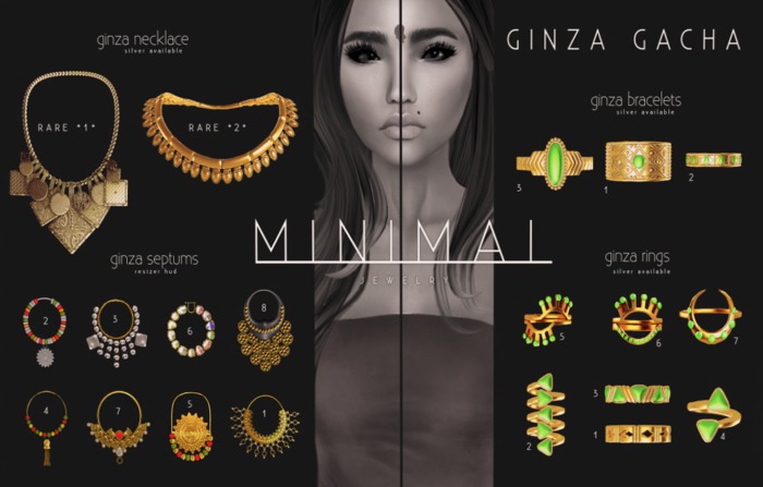 MINIMAL - Ginza Ring *7* Gold