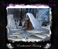 Enchanted Forest ~ Snowy Cabin & Landscape & Furnishings Set (Boxed) ** SUPER PROMO PRICE **