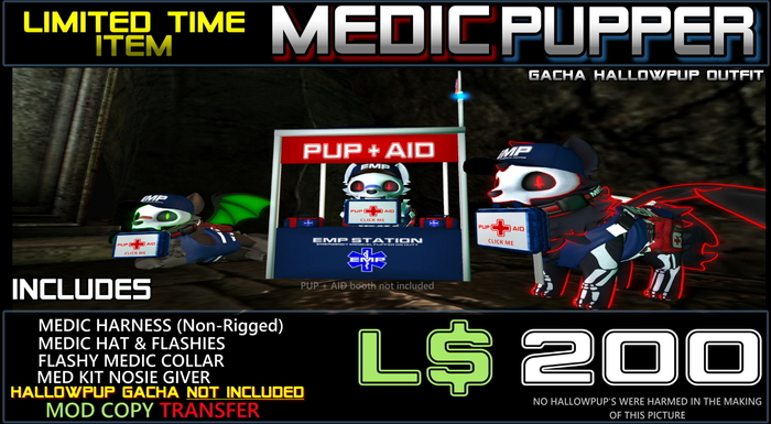 LIMITED TIME - Hallowpup MEDIC PUPPER