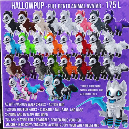 [M.O.R] hallowpup : VOUCHER [WEAR ME] 18. SPOTTY PURPLE