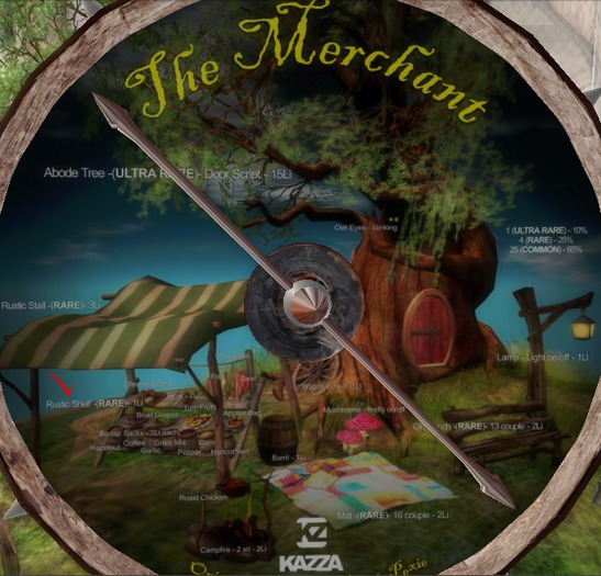 KAZZA - Fantasy - Old Rustic Shelf -BBOX RARE