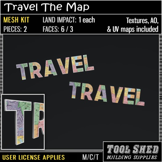Tool Shed - Travel The Map Kit