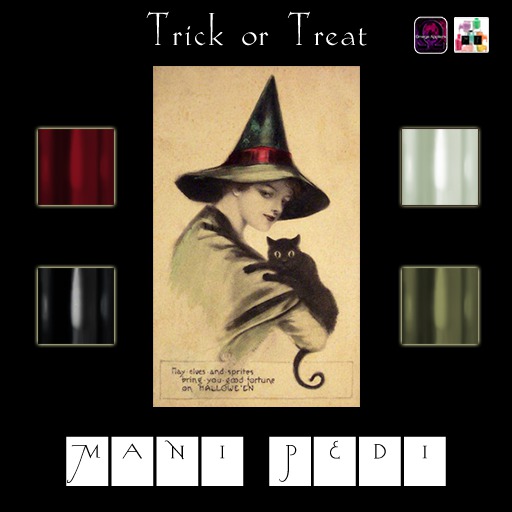 ~Mani Pedi~ Trick or Treat Polish - Omega HUD
