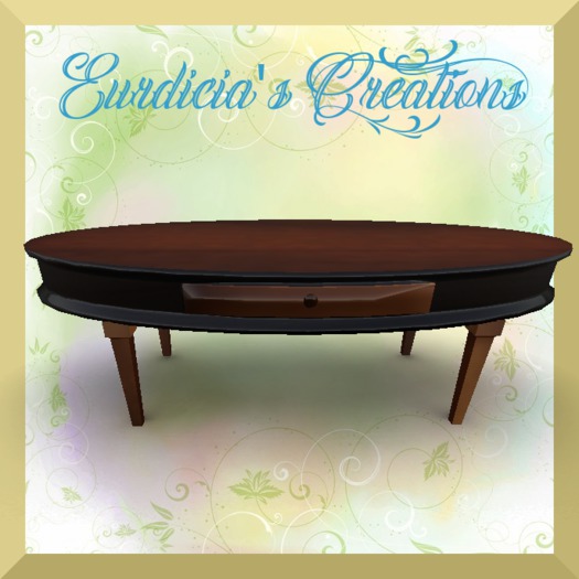 [EB] LARGE ROUND BELBERRY COFFEE TABLE