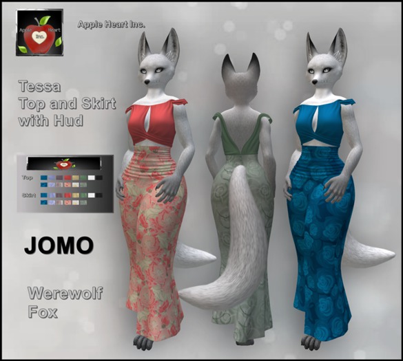 Apple Heart Inc. Jomo Tessa Top + Skirt with Hud