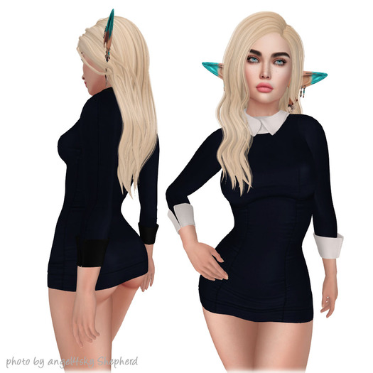 Foxes - Wednesday - Dress - Cotton - Blue