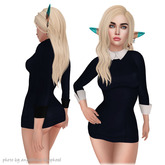 Foxes - Wednesday - Dress - Cotton - Blue