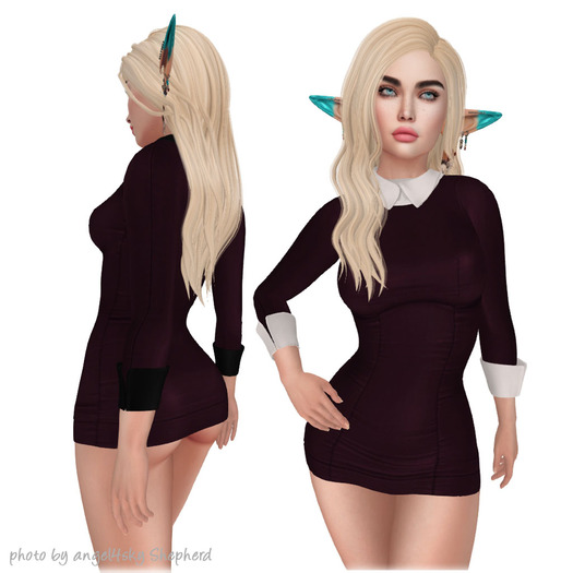 Foxes - Wednesday - Dress - Cotton - Plum