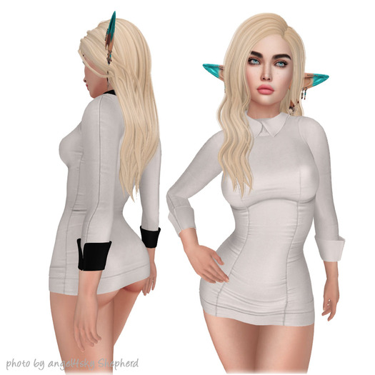 Foxes - Wednesday - Dress - Cotton - White