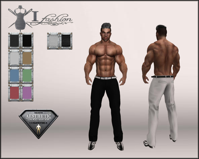 Mesh Aesthetic-long pant-belt.