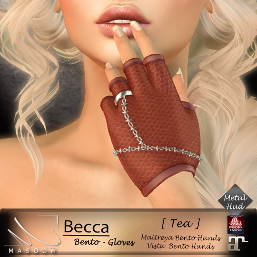 [[ Masoom ]] Becca Bento gloves TEA