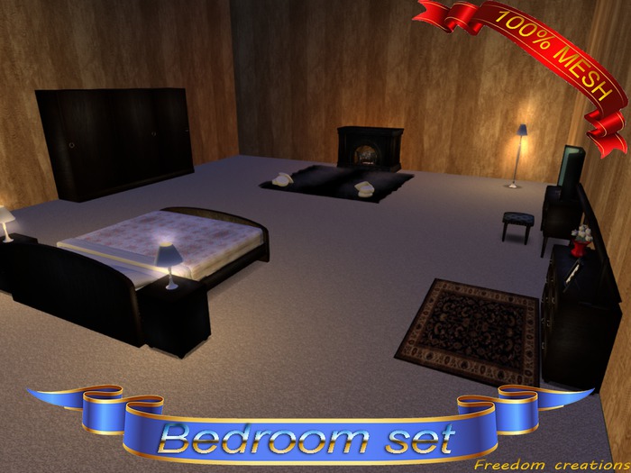Mesh bedroom set(ADD)-Freedom creations