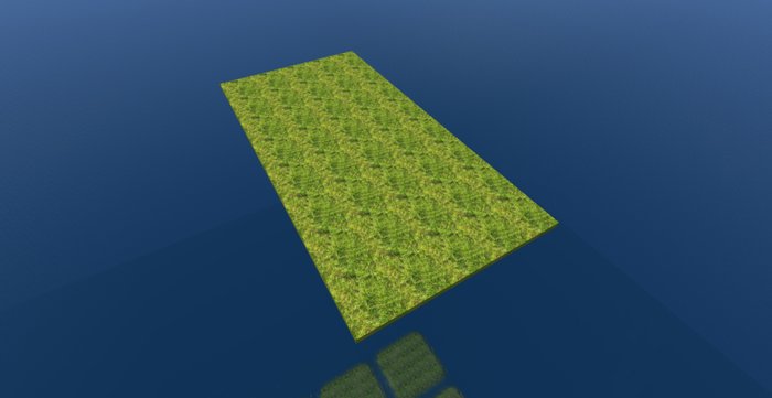 Natural grass platform 16x32