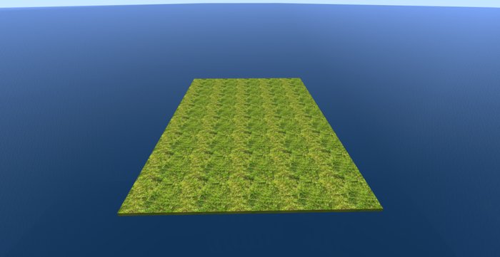 Natural grass platform 32x48