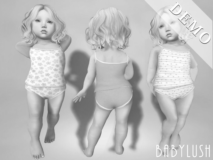 .:BABYLUSH:. 3 Pack Camisole & Panties - DEMO