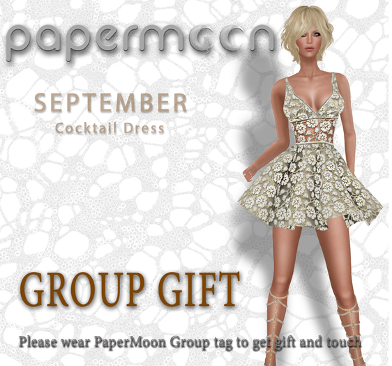 PaperMoon- September Cocktail Dress - Group Gift
