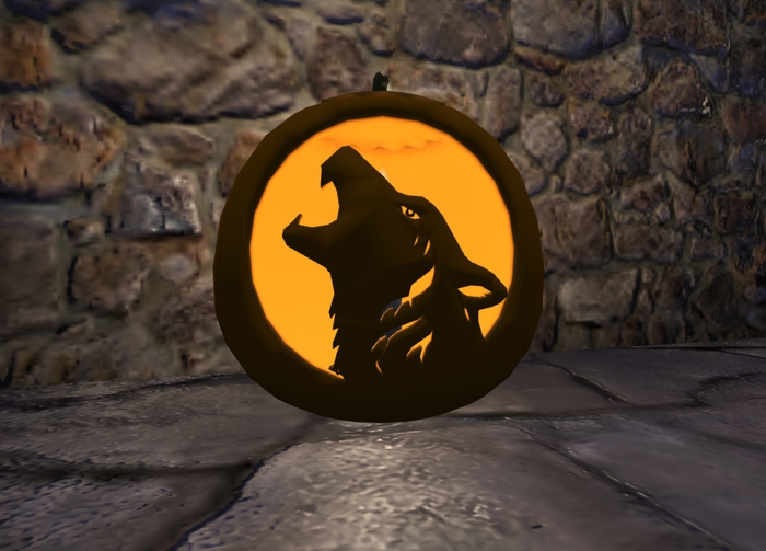 pumpkin wolf