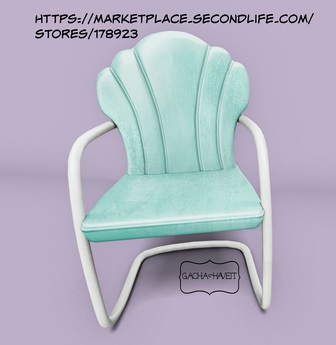 Second Life Marketplace - -tb- Spring Living - Chair (Blue)