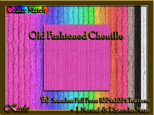 !Kushi! OldFashionedChenille Textures -WEAR TO UNPACK