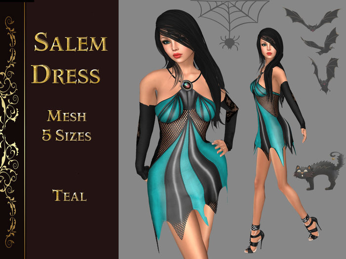 Salem Dress Teal