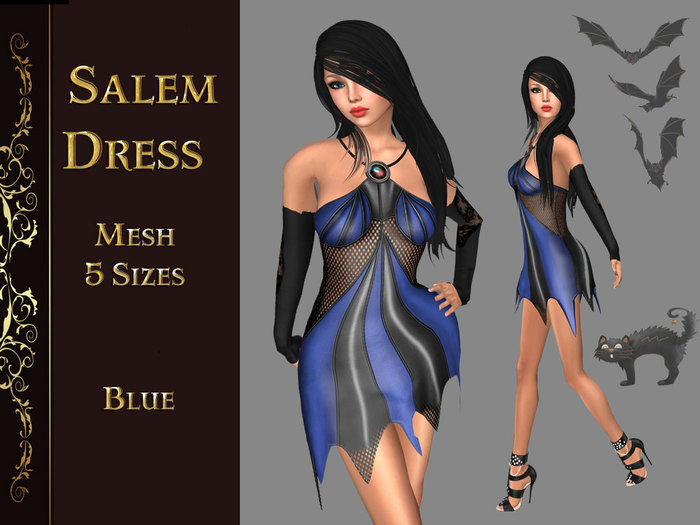 Salem Dress Blue