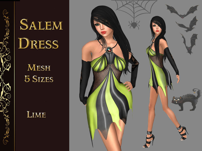 Salem Dress Lime