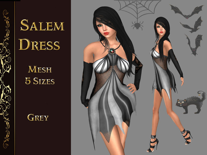Salem Dress Grey