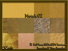 !Kushi! Metals02 Textures -WEAR TO UNPACK