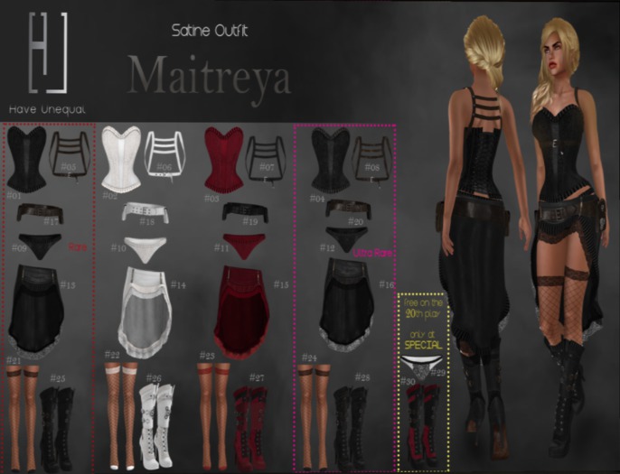 [HU] #00 Satine_ COMPLETE RARES SET - Maitreya 7 RARES