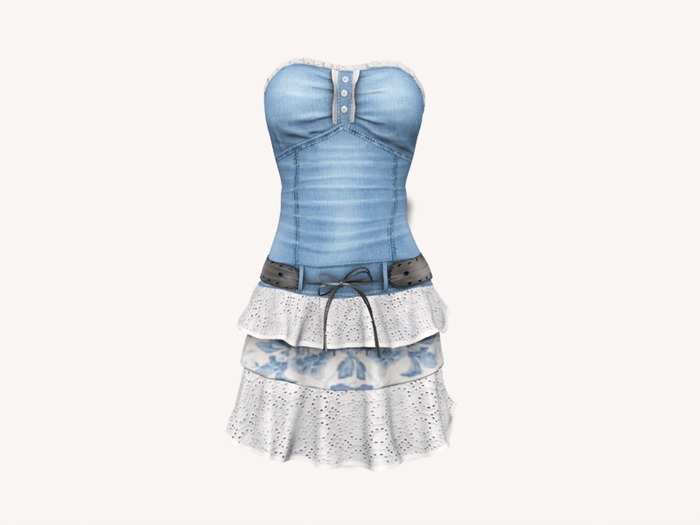 Low waist Pleated Dress Box No.3