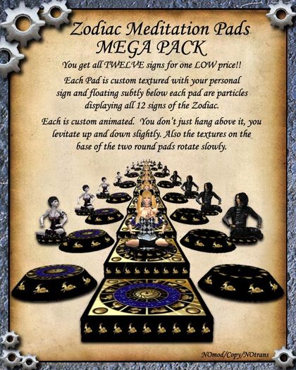 megapack zodiac pads-BOX