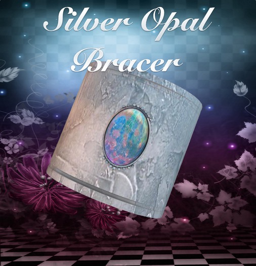 Silver Opal Bracers