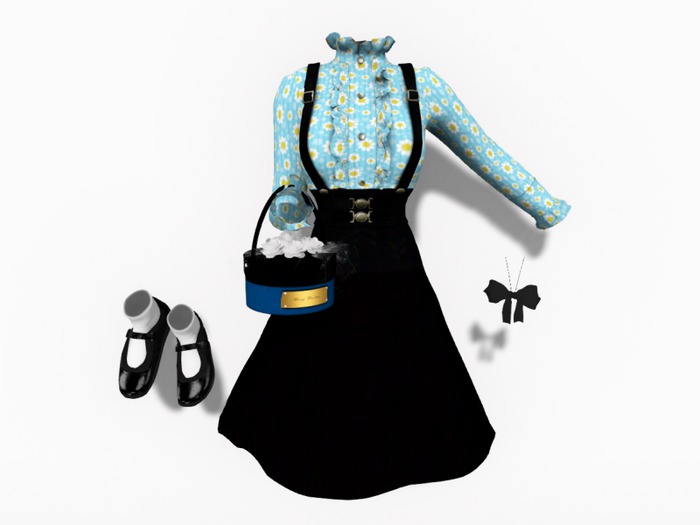 8 Suspenders Dress Set Box No.  5
