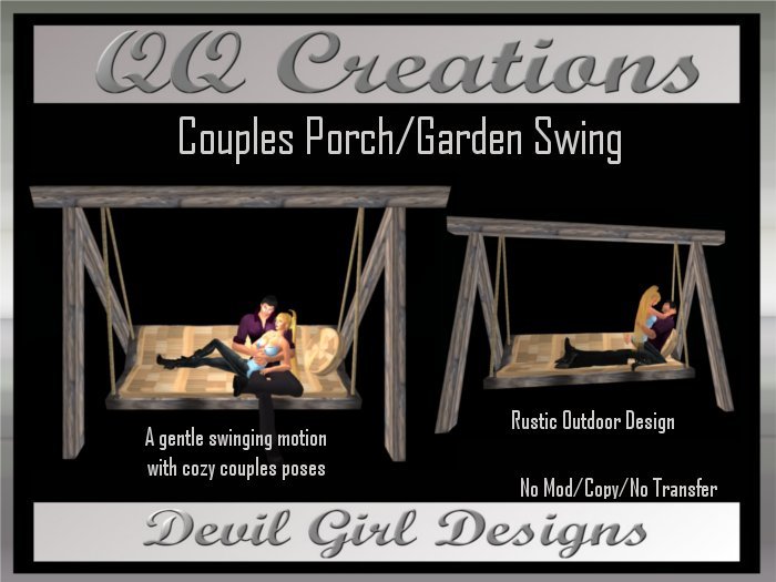 Porch/Garden Swing - Rustic Design