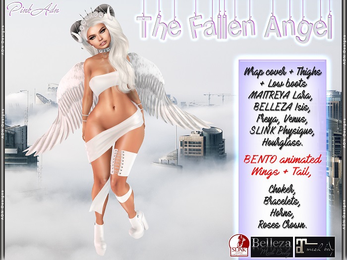 [AdN] THE FALLEN ANGEL (Maitreya Belleza Slink)